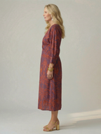 Falune - Women's Elegant Midi Dress