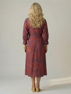 Falune - Women's Elegant Midi Dress