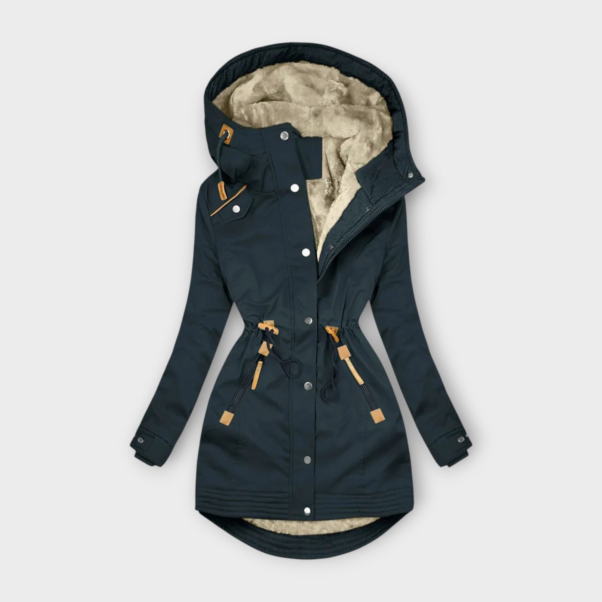 Vivia | Elegant Sherpa-Lined Parka