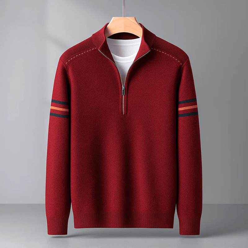 Carter | Modern Half-Zip Sweater