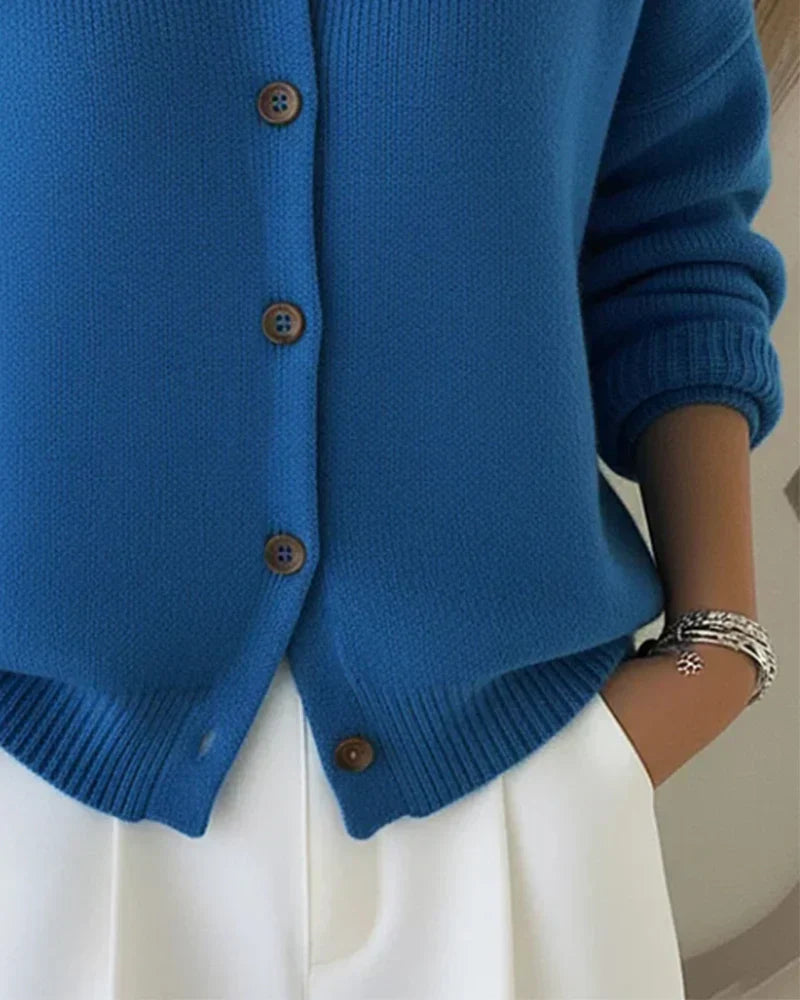 Rosa | Button Collar Cardigan