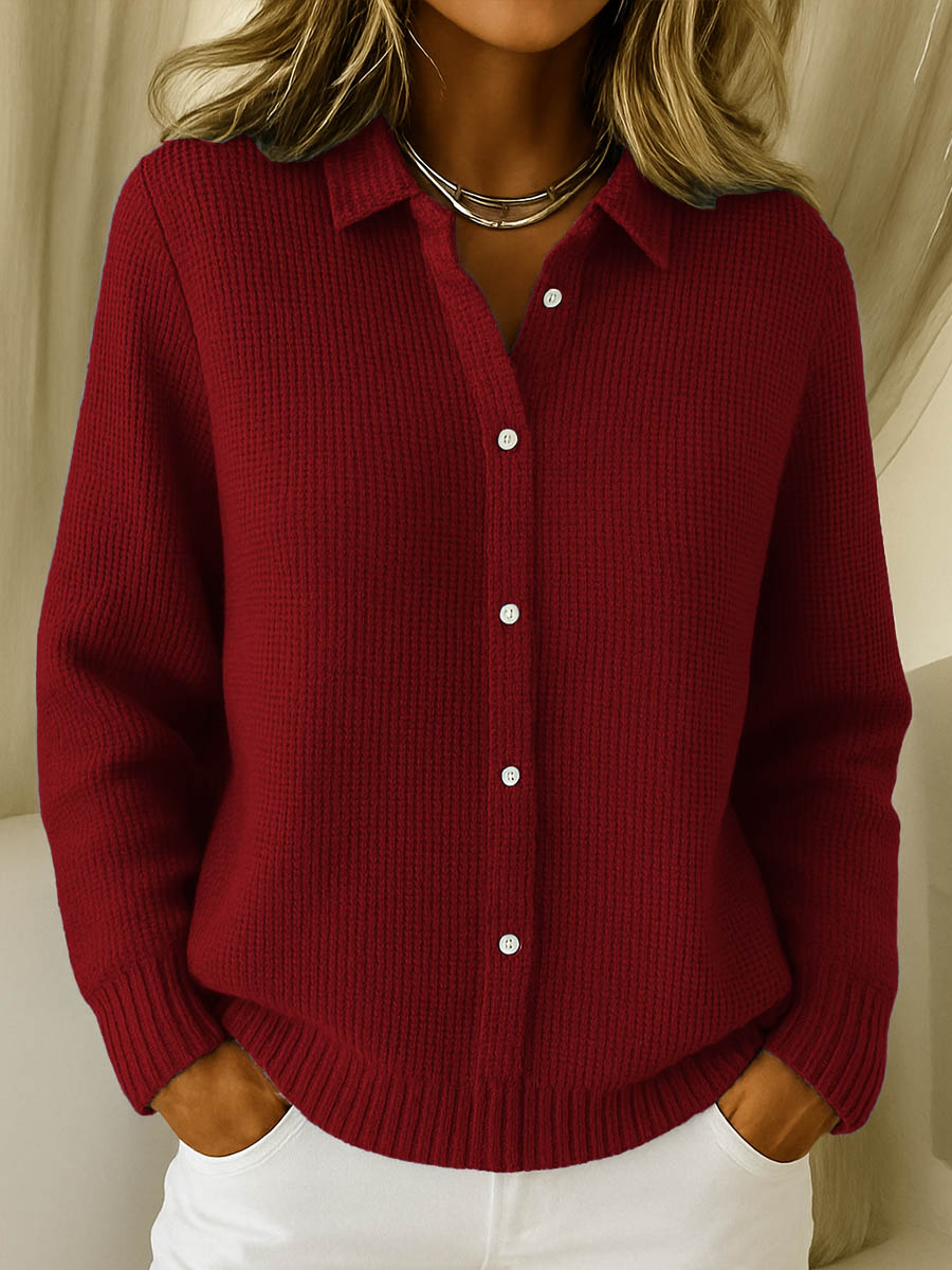 Marisse | Button-Up Knit Cardigan