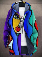 Allira™ | Luxurious Art-Inspired Zip-Up Hoodie
