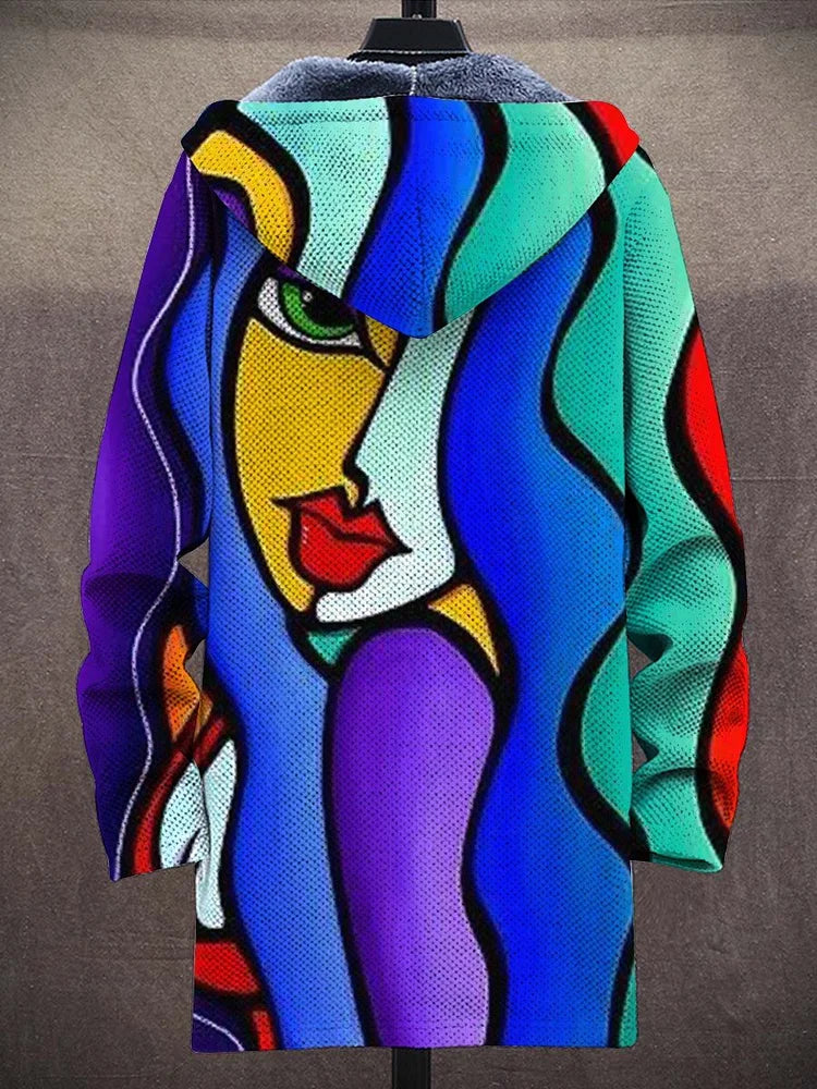 Allira™ | Luxurious Art-Inspired Zip-Up Hoodie