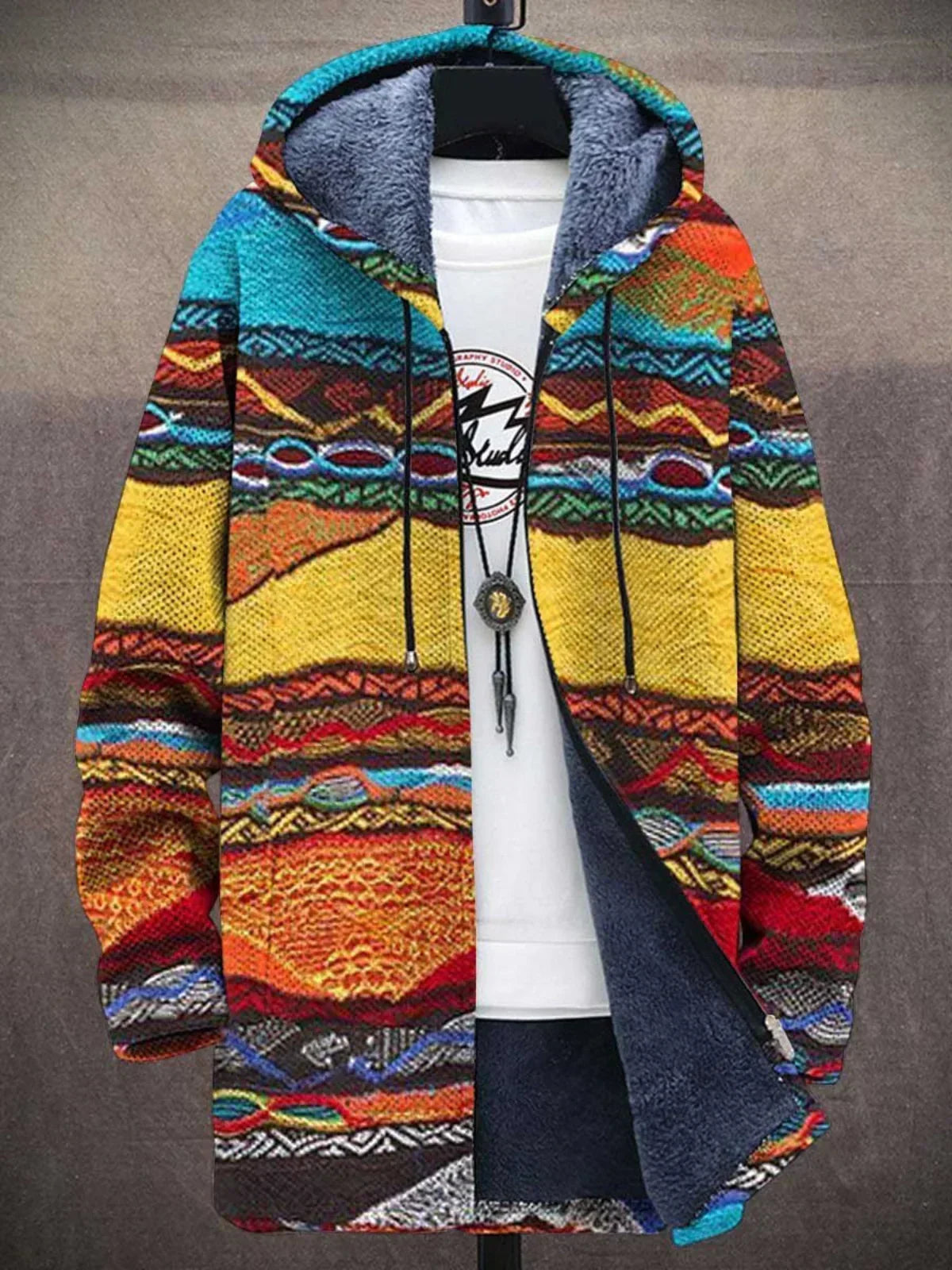 Bronte™ | Luxurious Art-Inspired Zip-Up Hoodie