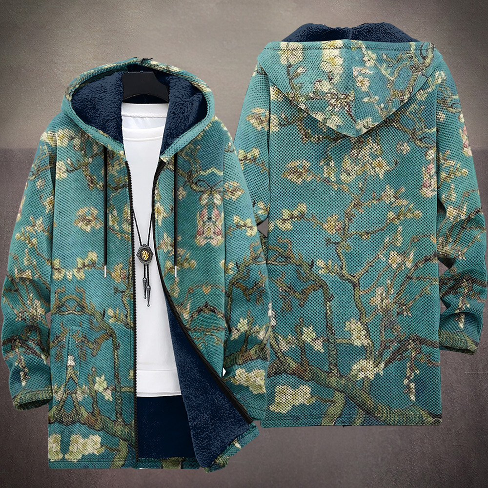Celine™ | Luxurious Art-Inspired Zip-Up Hoodie
