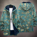 Celine™ | Luxurious Art-Inspired Zip-Up Hoodie