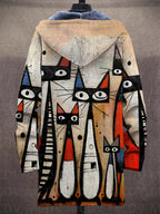 Kiara™ | Luxurious Art-Inspired Zip-Up Hoodie