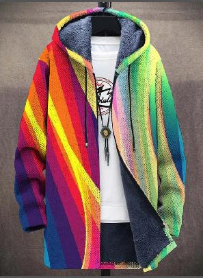 Kira™ | Luxurious Art-Inspired Zip-Up Hoodie