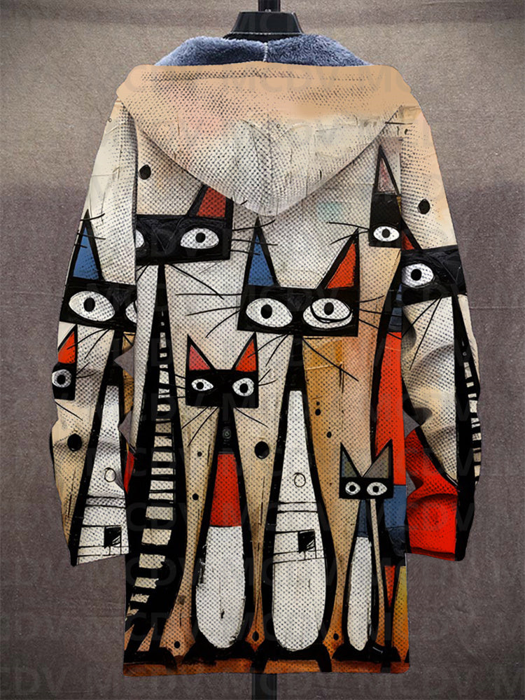 Lowanna™ | Luxurious Art-Inspired Zip-Up Hoodie