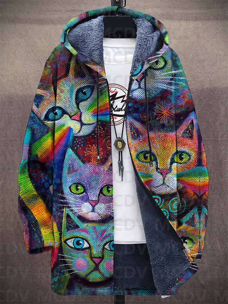 Lowanna™ | Luxurious Art-Inspired Zip-Up Hoodie