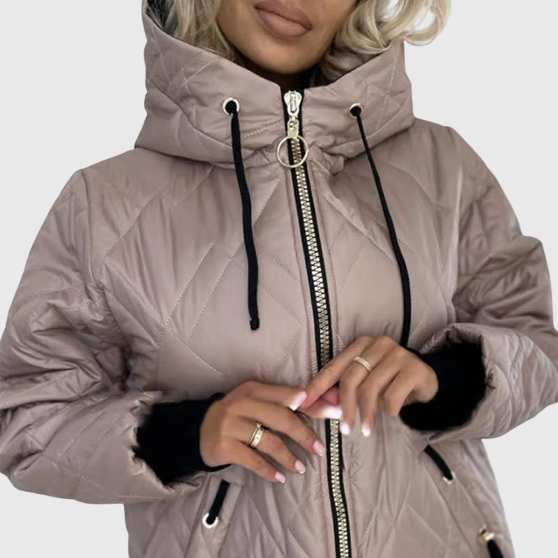 Lucia | Quilted Zip Jacket