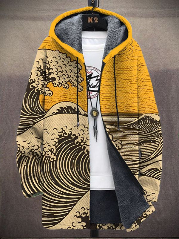 Nálha™ | Luxurious Art-Inspired Zip-Up Hoodie