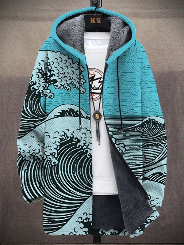 Nálha™ | Luxurious Art-Inspired Zip-Up Hoodie