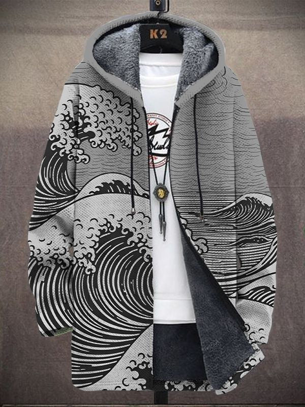 Nálha™ | Luxurious Art-Inspired Zip-Up Hoodie