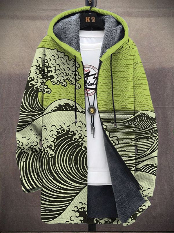 Nálha™ | Luxurious Art-Inspired Zip-Up Hoodie