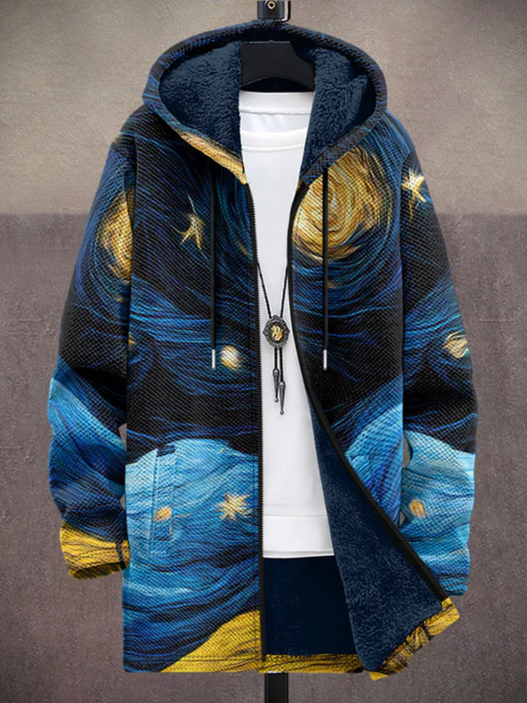 Waverley™ | Luxurious Art-Inspired Zip-Up Hoodie