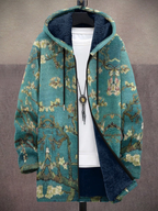 Celine™ | Luxurious Art-Inspired Zip-Up Hoodie