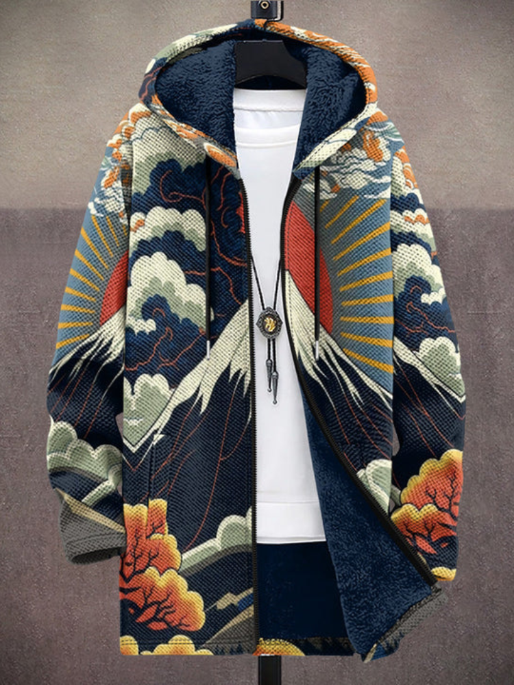 Kalina™ | Luxurious Art-Inspired Zip-Up Hoodie