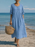 Sylvia | Comfortable Midi Dress