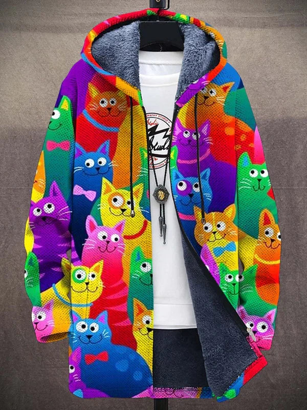 Tayari™ | Luxurious Art-Inspired Zip-Up Hoodie