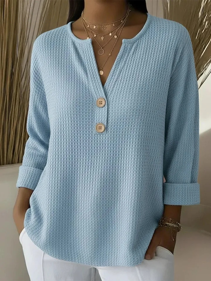 Mirabelle | Textured Button Sweater