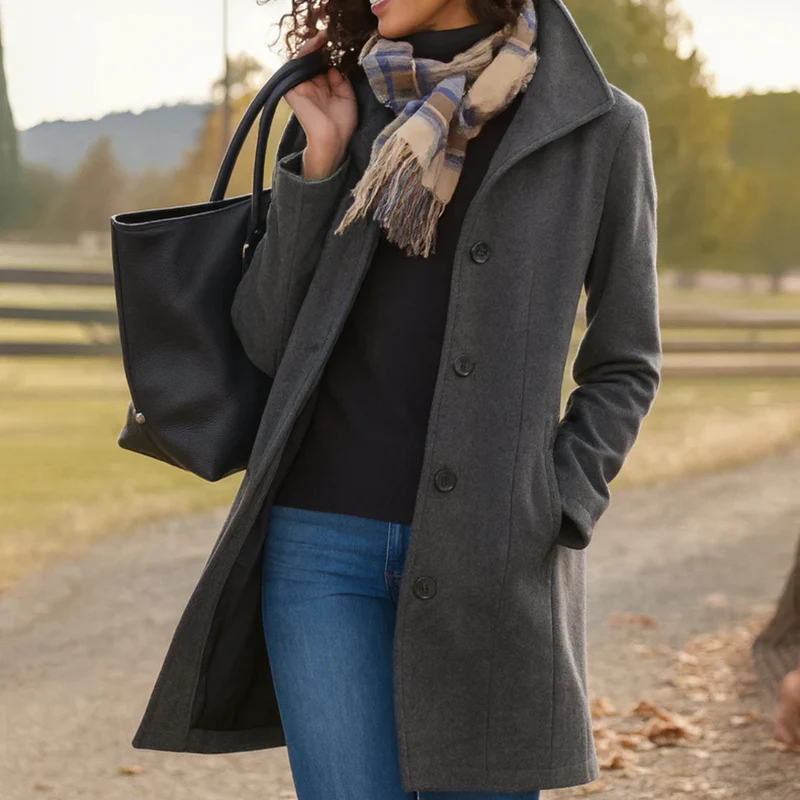 Colette | Classic Button Coat